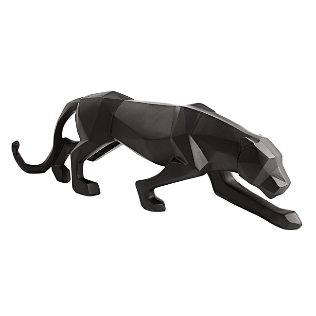 Escultura Decorativa em Resina Rainha Xadrez 40,5x13cm – Preto – Home Boss