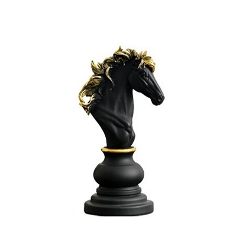 Estátua decorativa xadrez